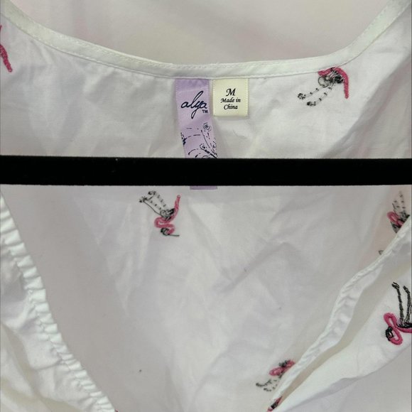 ALYA FLAMINGO SLEEVELESS‎ TOP - Picture 3 of 5